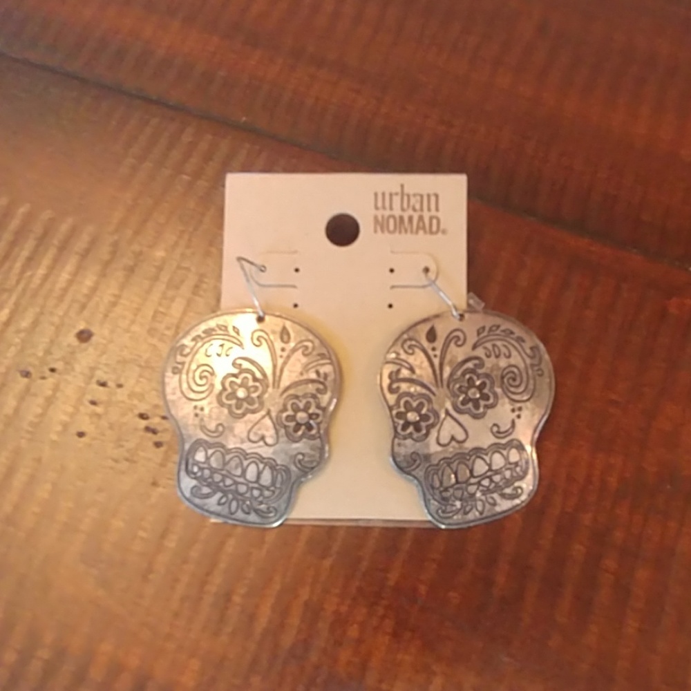 urban NOMAD Sugar Skull Earrings